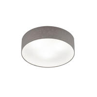 DECKENLEUCHTE Maat 45/10 cm   - Weiß/Grau, Basics, Glas/Textil (45/10cm) - Fischer & Honsel