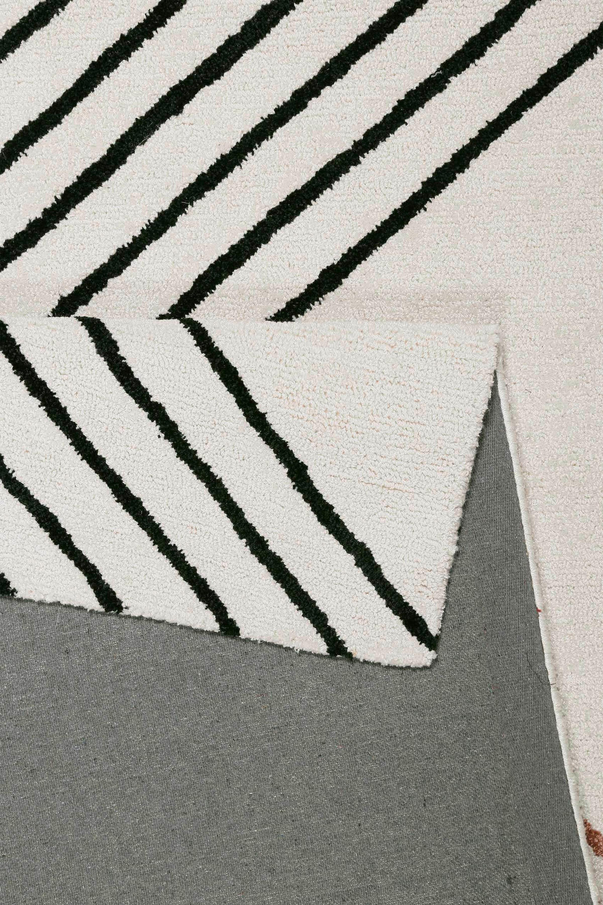 TUFTTEPPICH 70/140 cm Bass Braun, Schwarz, Beige  - Beige/Schwarz, MODERN, Textil (70/140cm) - Esprit