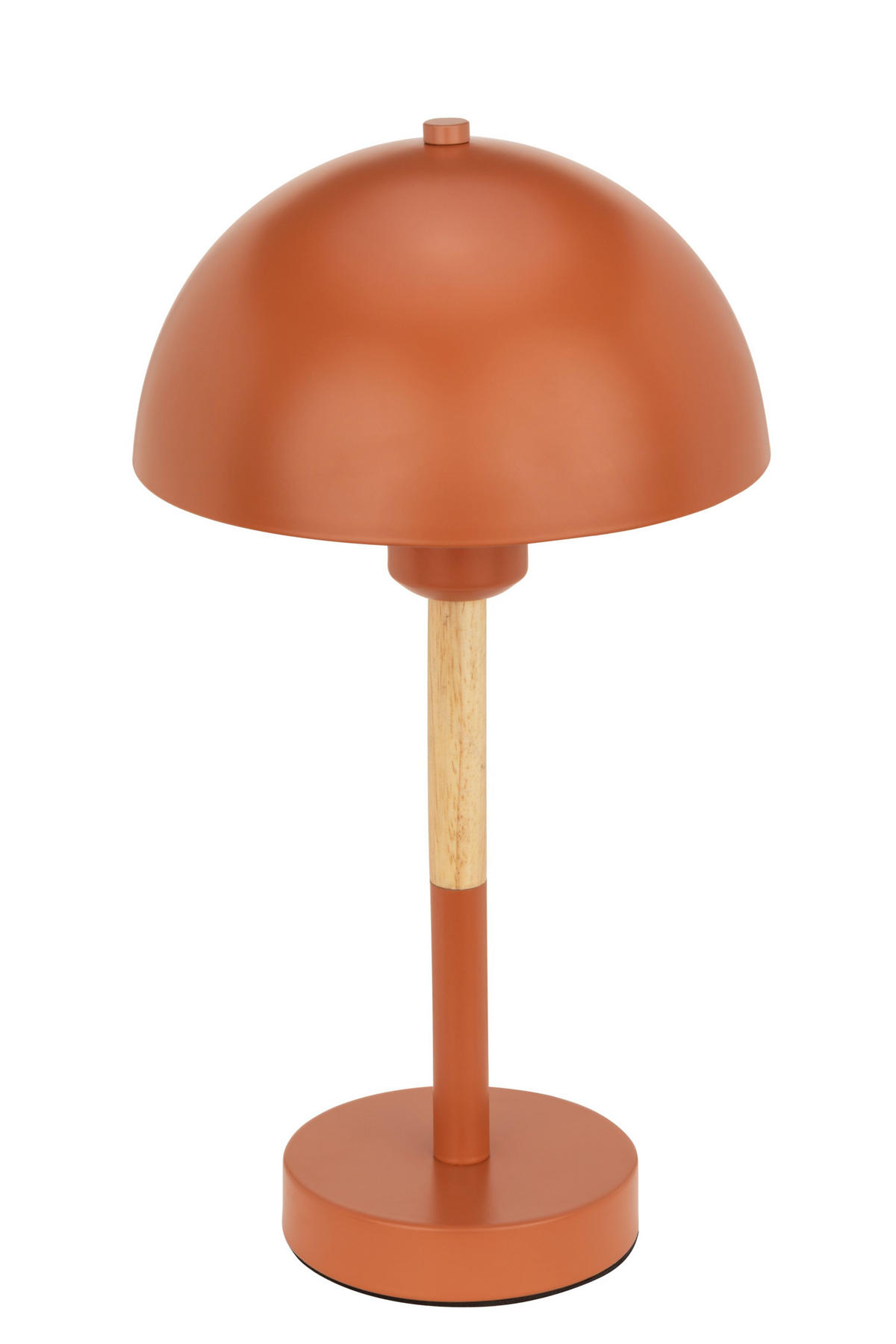 TISCHLEUCHTE Danta Clarita 20/38 cm   - Orange/Naturfarben, KONVENTIONELL, Holz/Metall (20/38cm) - Novel