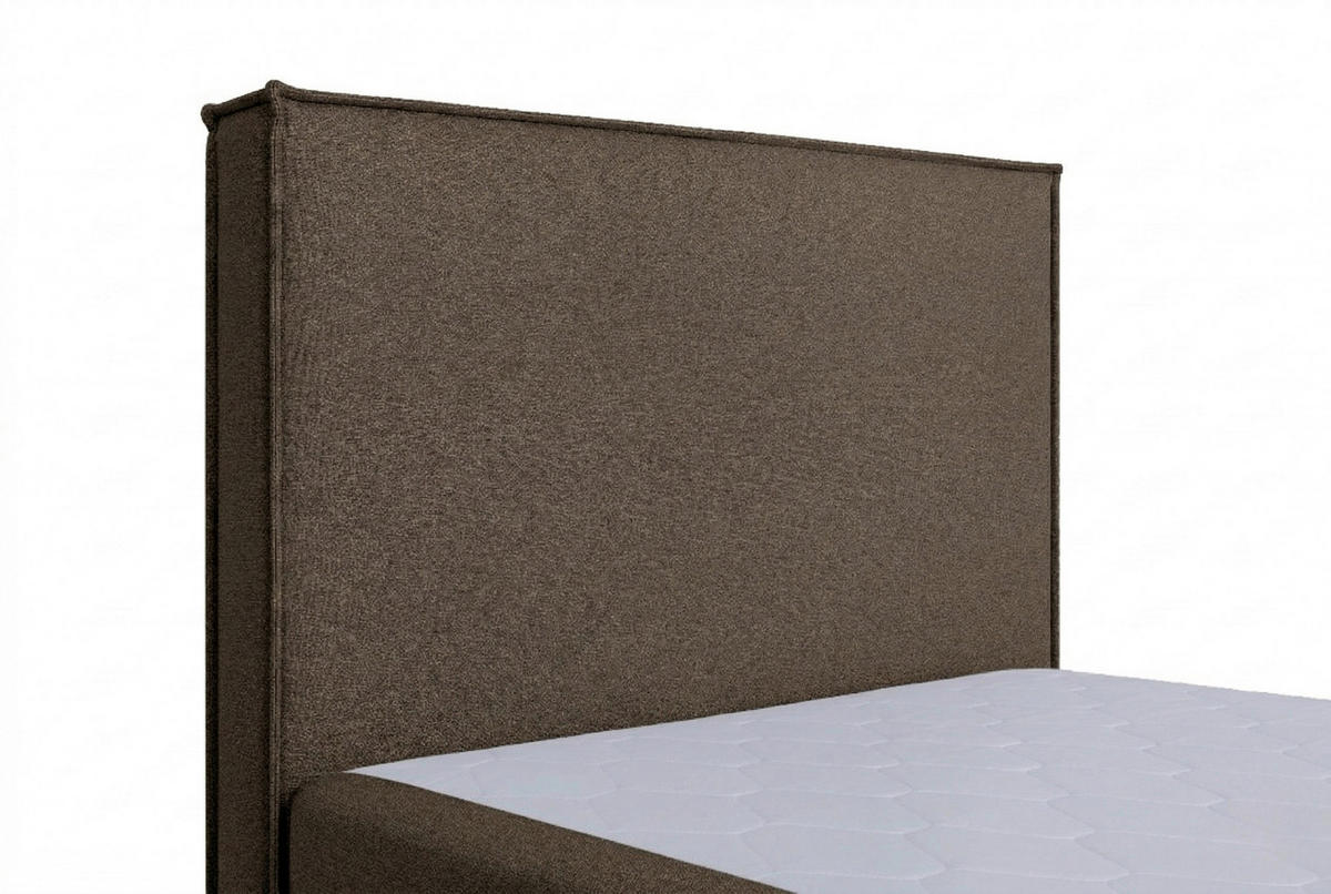 BOXBETT 100/200 cm  in Braun  - Schwarz/Braun, MODERN, Holzwerkstoff/Kunststoff (100/200cm) - MID.YOU
