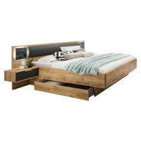 KREVET 180/200 cm     boja hrasta  - boja hrasta, Dizajnerski, pločasti materijal (180/200cm) - Xora