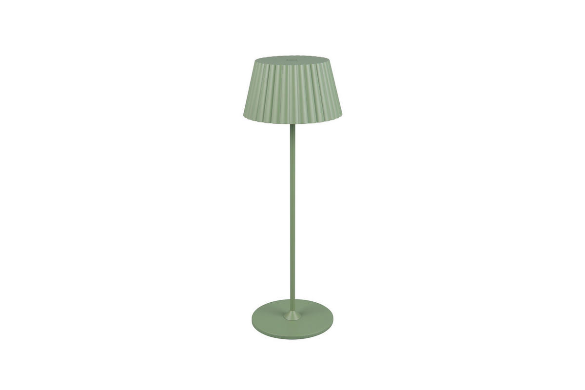 STOLNÍ LAMPA NA BATERIE 13,5/39,1 cm - zelená, Trend, kov (13,5/39,1cm)