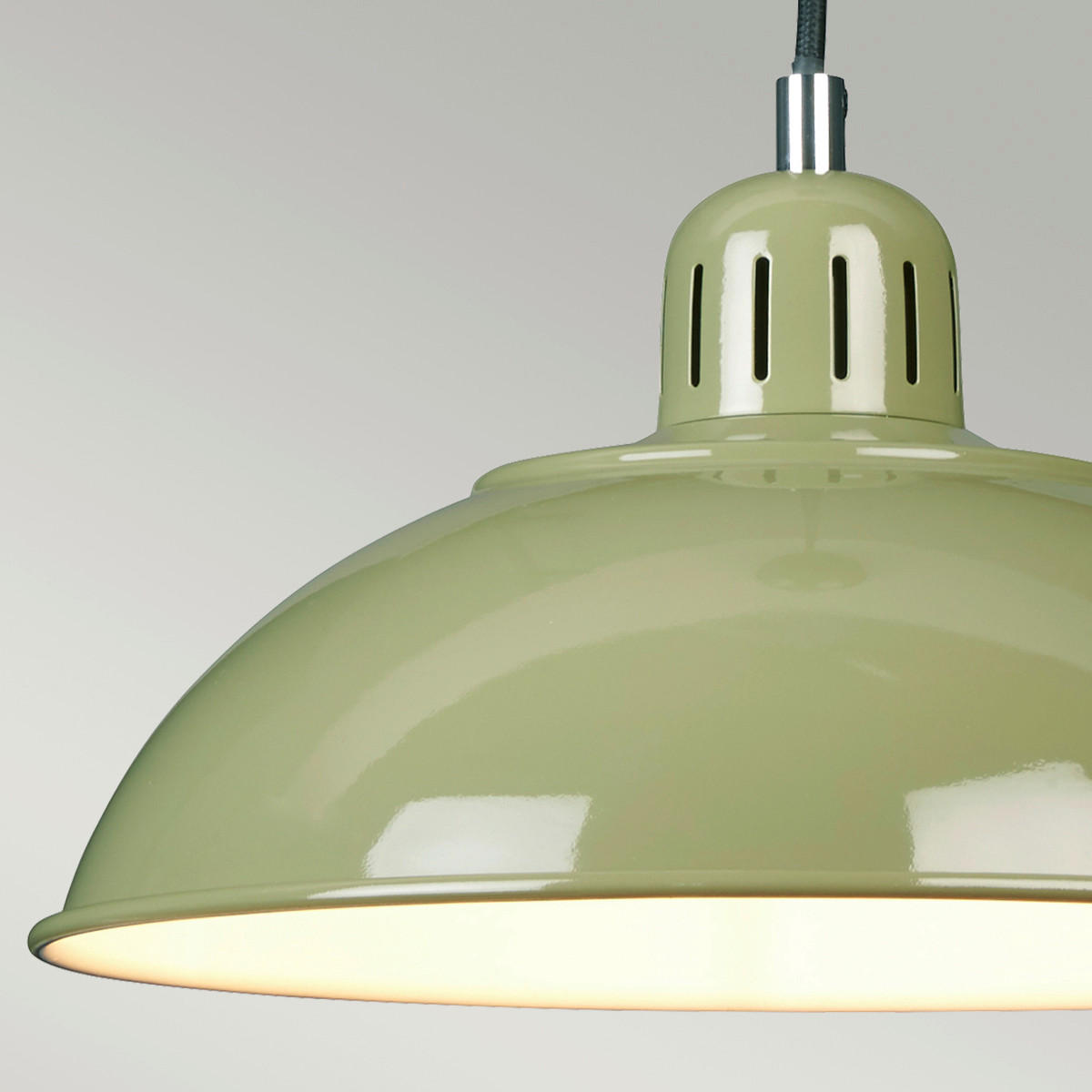 HÄNGELEUCHTE  30/29.9 cm   - Grün, Design, Metall (30/29.9cm) - Elstead Lighting