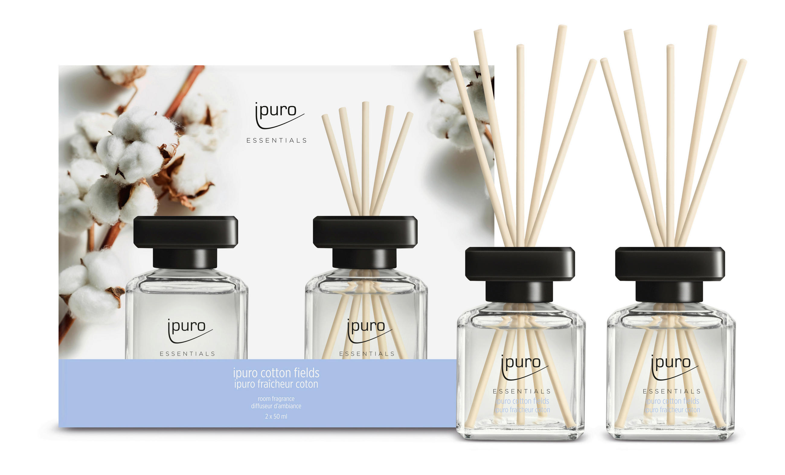 DIFUZOR DE AROME   - Basics, sticlă (100ml) - Ipuro