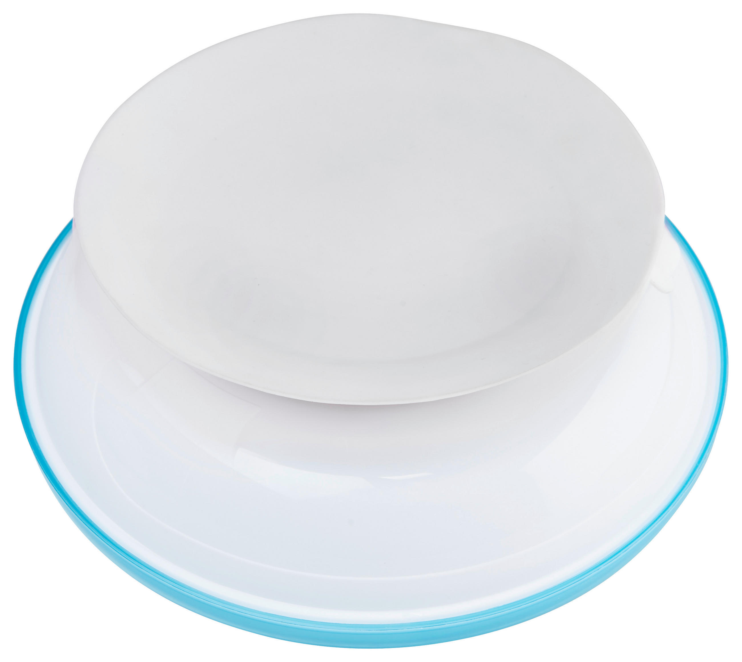 TERMOTALÍŘ - bílá/modrá, Basics, plast (17.5/8cm) - My Baby Lou