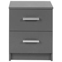 KOMMODE  in  - Silberfarben/Graphitfarben, Basics, Holzwerkstoff/Metall (41,20/40/50,8cm) - MID.YOU