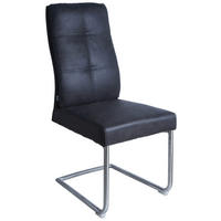 STOLICA  antracit  metal, tekstil      - boje oplemenjenog čelika/antracit, Konvencionalno, metal/tekstil (45/61/99cm) - Livetastic
