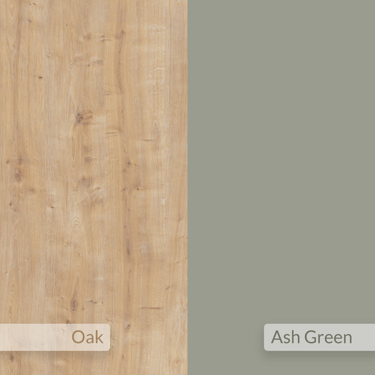 COUCHTISCH in Metall, Holzwerkstoff 102/58/47 cm  - Eichefarben/Hellgrün, Design, Holzwerkstoff/Metall (102/58/47cm) - Livetastic