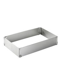 BACKRAHMEN 28.5/19.0/5.6 cm  - Alufarben, Basics, Metall (28.5/19.0/5.6cm) - Dr.Oetker