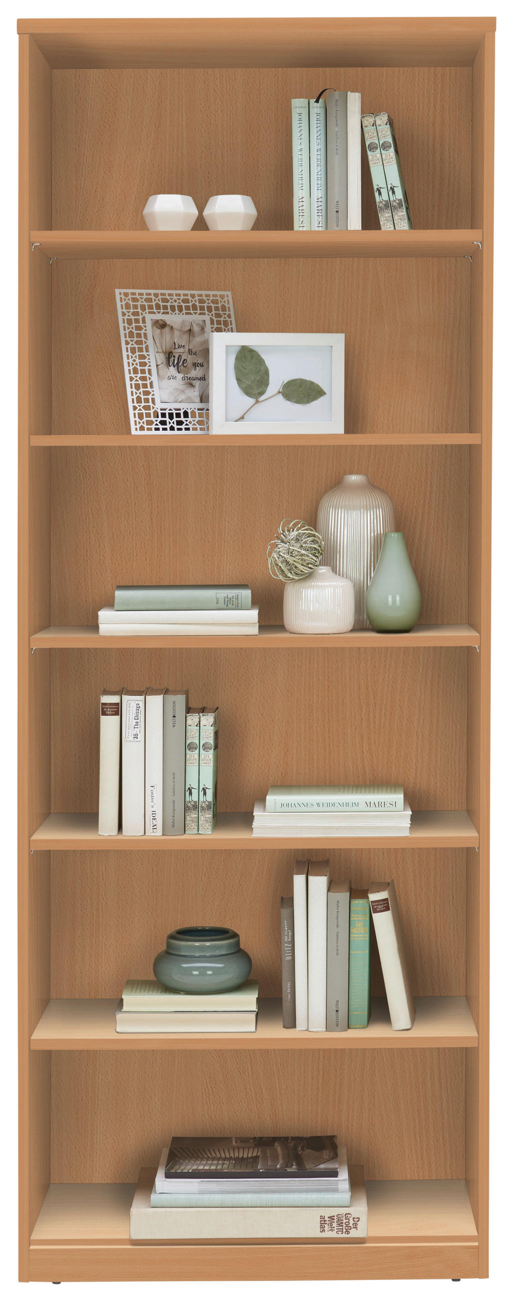 REGAL Buchefarben  - Buchefarben, Basics, Holzwerkstoff (72/194/36cm) - Xora