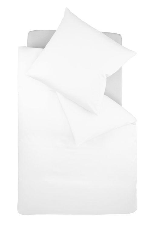 Bettwäsche-Garnitur 200 x 200 Makosatin 200/200 cm  - Weiß, Basics, Textil (200/200cm) - Fleuresse