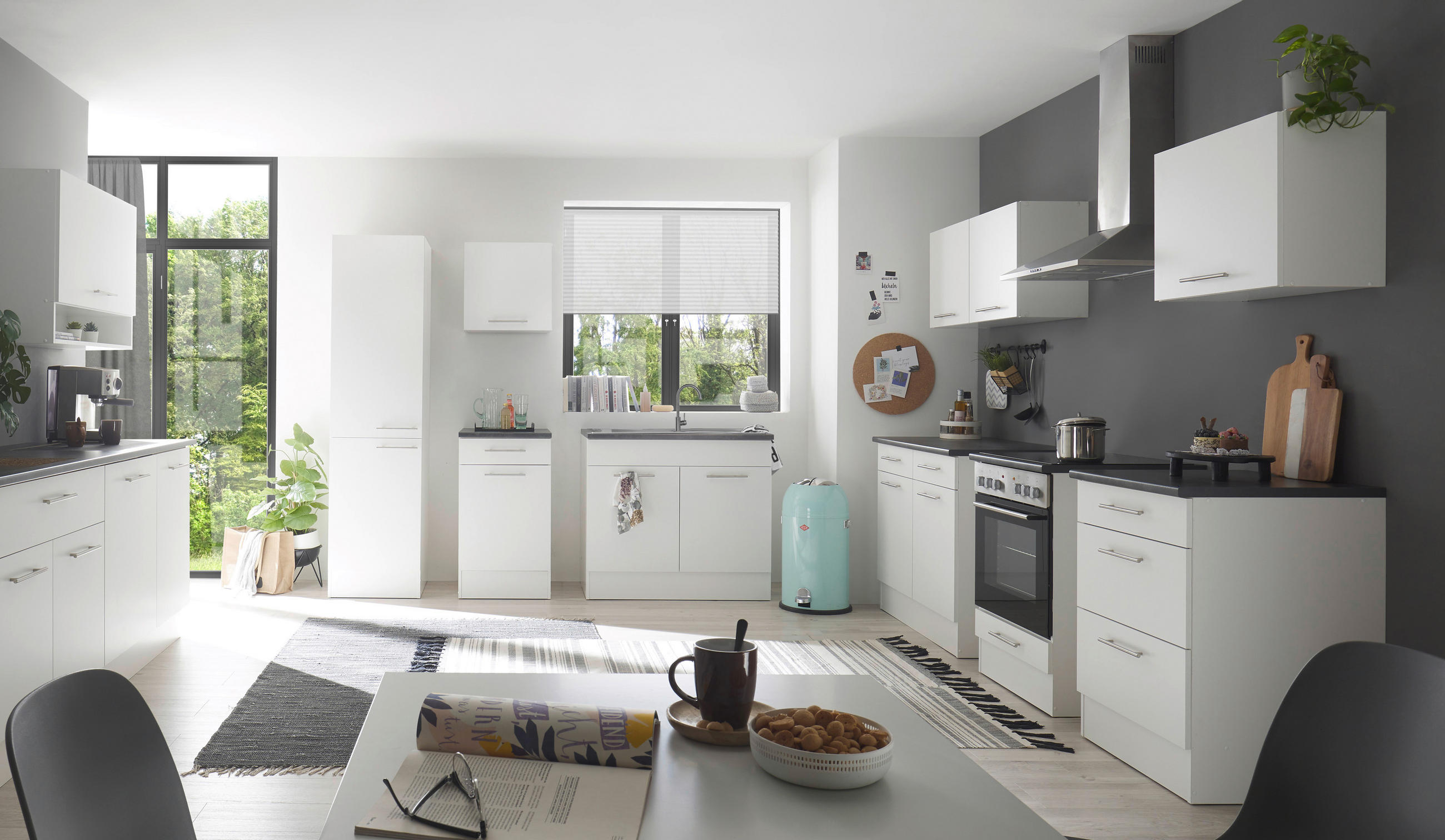 Thumbnail - Mid.you Küchenoberschrank, Weiß, Holzwerkstoff, 1 Fächer, 50x50x31 cm, hängend, Küchen, Küchenmöbel, Küchenschränke, Küc...