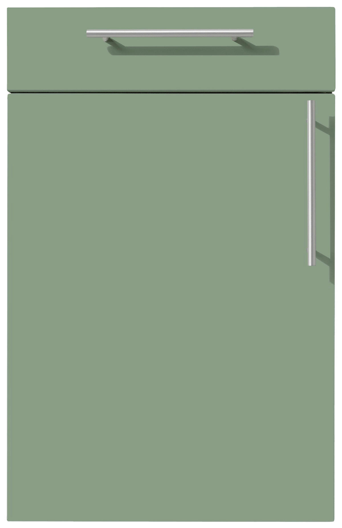 EINBAUKÜCHE SILVIA  - Rot/Schwarz, Design, Holzwerkstoff - Novel