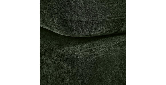 ECKSOFA  in Chenille Dunkelgrün  - Dunkelgrün/Silberfarben, KONVENTIONELL, Holz/Textil (187/293cm) - Carryhome