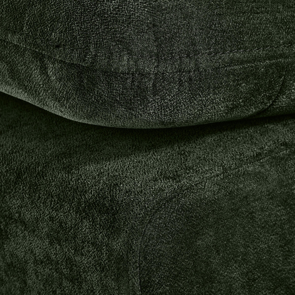 ECKSOFA Dunkelgrün Chenille  - Dunkelgrün/Silberfarben, KONVENTIONELL, Holz/Textil (187/293cm) - Carryhome