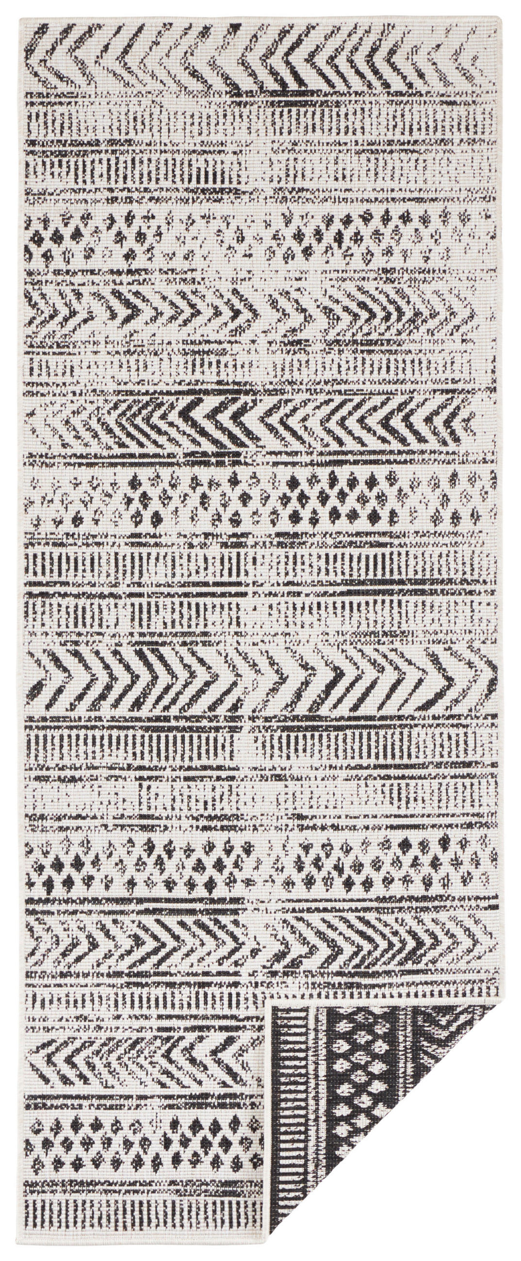 LÄUFER 80/250 cm Twin Supreme  - Creme/Schwarz, Design, Kunststoff (80/250cm)