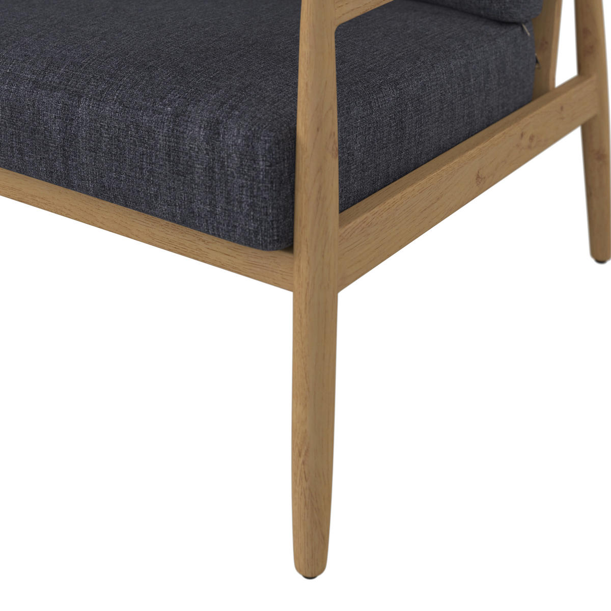 TERASOVÁ SEDACIA SÚPRAVA 4-dielne, kov, textil, kameň - farba tíku/antracitová, Modern, kov/textil (110/135/76cm) - Ambia Garden
