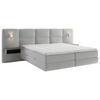 BOXSPRINGBETT 180/200 cm  in Greige  - Greige/Schwarz, Basics, Holz/Holzwerkstoff (180/200cm) - Esposa