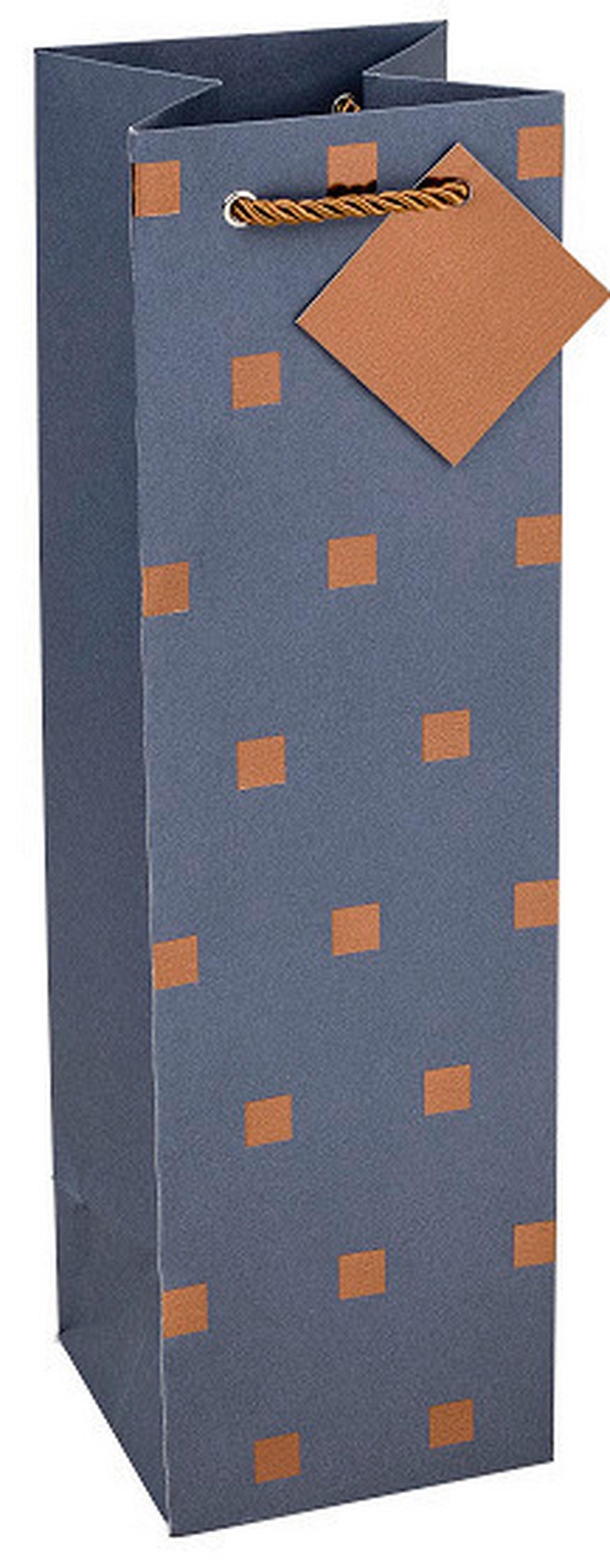 GESCHENKTASCHE  - Dunkelblau, Basics, Papier (10,5/36/10,5cm)