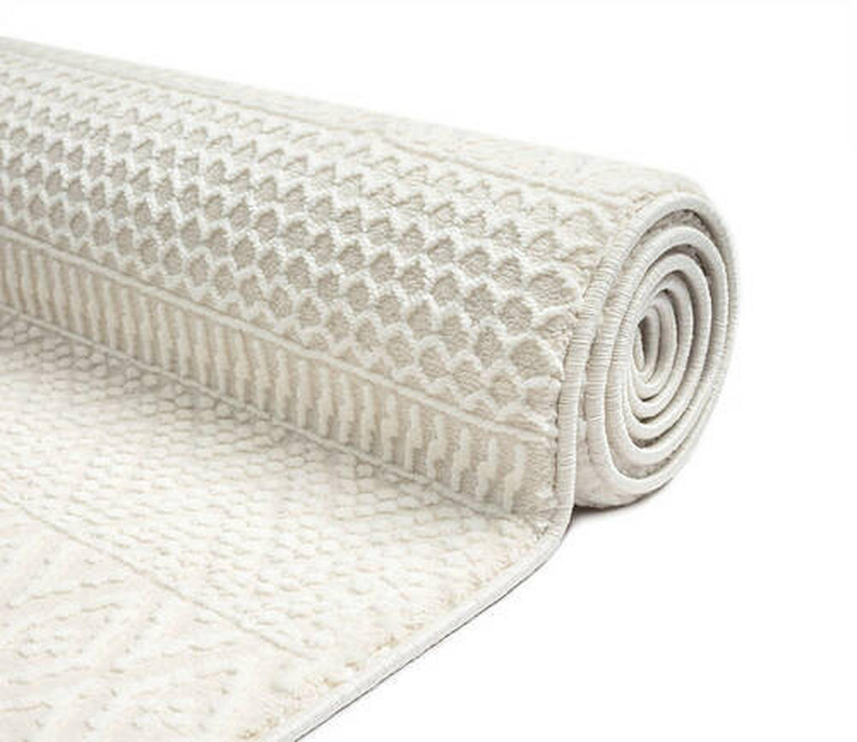 WEBTEPPICH 120/170 cm Sign Creme  - Creme, KONVENTIONELL, Textil (120/170cm)