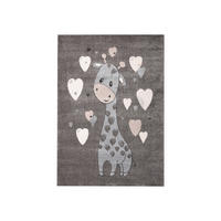 DEČJI TEPIH  plava, siva     - siva/plava, Dizajnerski, tekstil (80/150cm) - Ben'n'jen