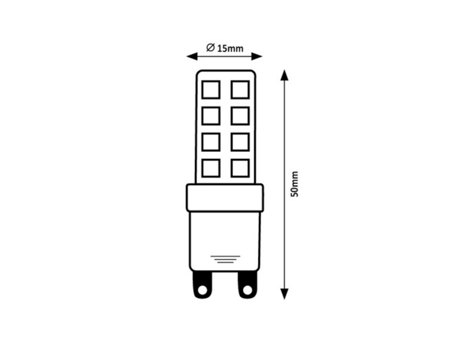 LED ŽARULJA - prozirno, Basics, staklo (1.5/5cm)