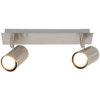 DECKENLEUCHTE    36/12/6 cm  - Nickelfarben, Trend, Metall (36/12/6cm) - Novel