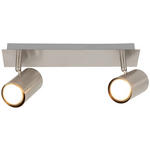 DECKENLEUCHTE    36/12/6 cm  - Nickelfarben, Trend, Metall (36/12/6cm) - Novel