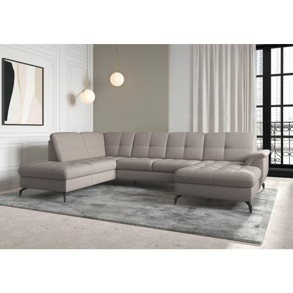 Sit & More SEDACIA SÚPRAVA, textil, taupe