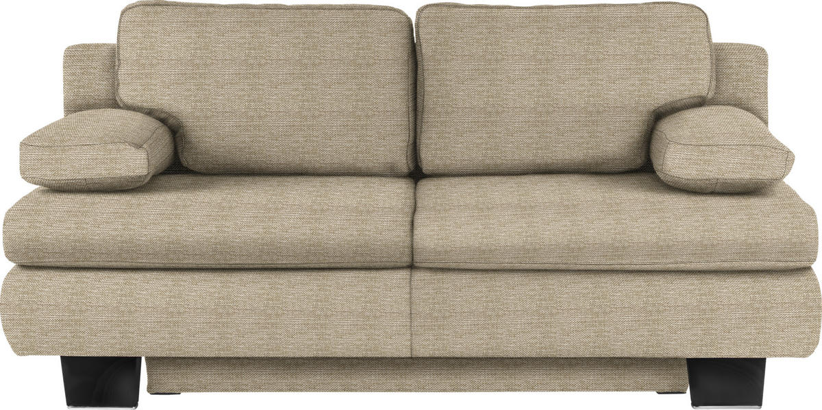 SCHLAFSOFA in Textil Naturfarben  - Wengefarben/Naturfarben, Konventionell, Holz/Textil (203/94/100cm) - Novel