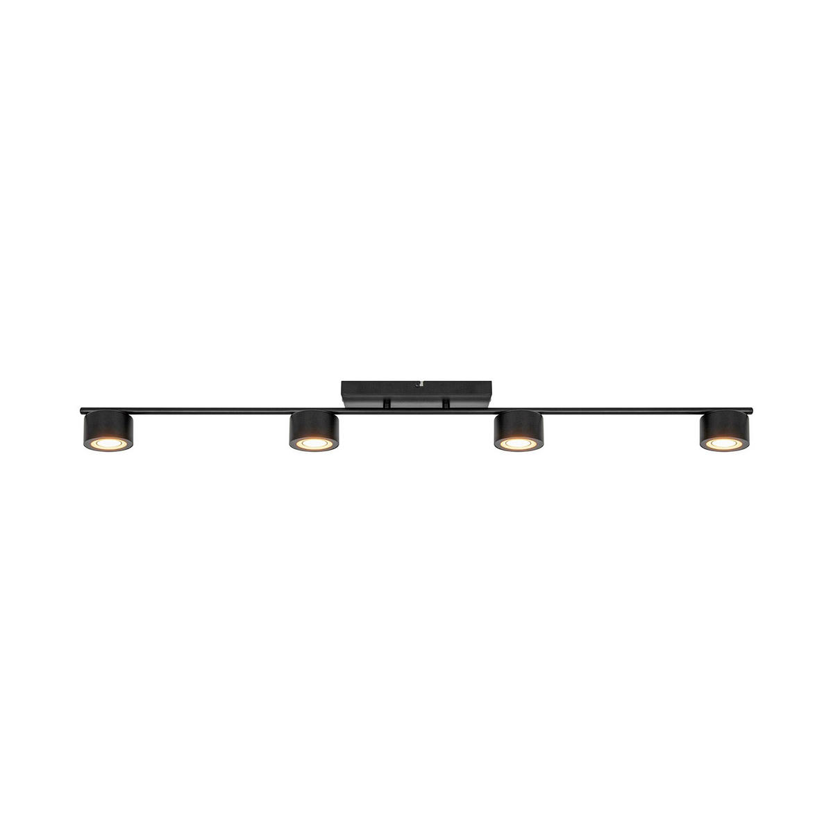 LED-DECKENSTRAHLER   - Schwarz, KONVENTIONELL, Metall (115,5/9,25cm) - Nordlux