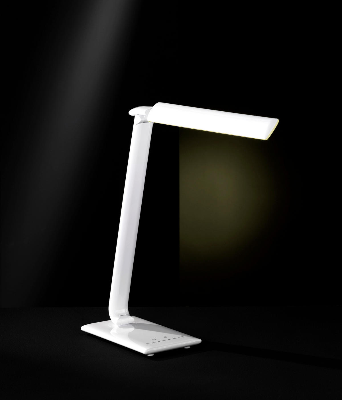 LED-TISCHLEUCHTE 12,5/56/35 cm   - Weiß, Design, Kunststoff (12,5/56/35cm)
