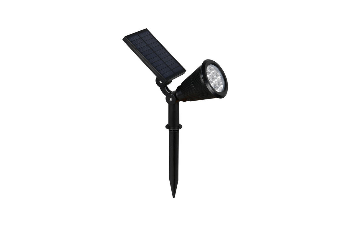 SOLARLEUCHTE FESTIVAL 9/36/24 cm  - Schwarz, KONVENTIONELL, Kunststoff (9/36/24cm)