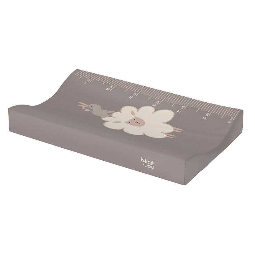 WICKELAUFLAGE - Graubraun, Basics, Kunststoff (77/44/9cm) - Bebe Jou