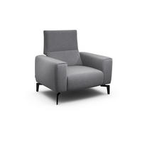 SESSEL Chenille Anthrazit    - Anthrazit/Schwarz, Design, Textil/Metall (110/85/86-94cm) - SENSOO