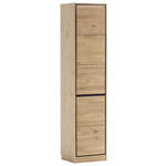 AKTENSCHRANK 45/198/40 cm  - Eiche Bianco, KONVENTIONELL, Holz/Holzwerkstoff (45/198/40cm) - Linea Natura