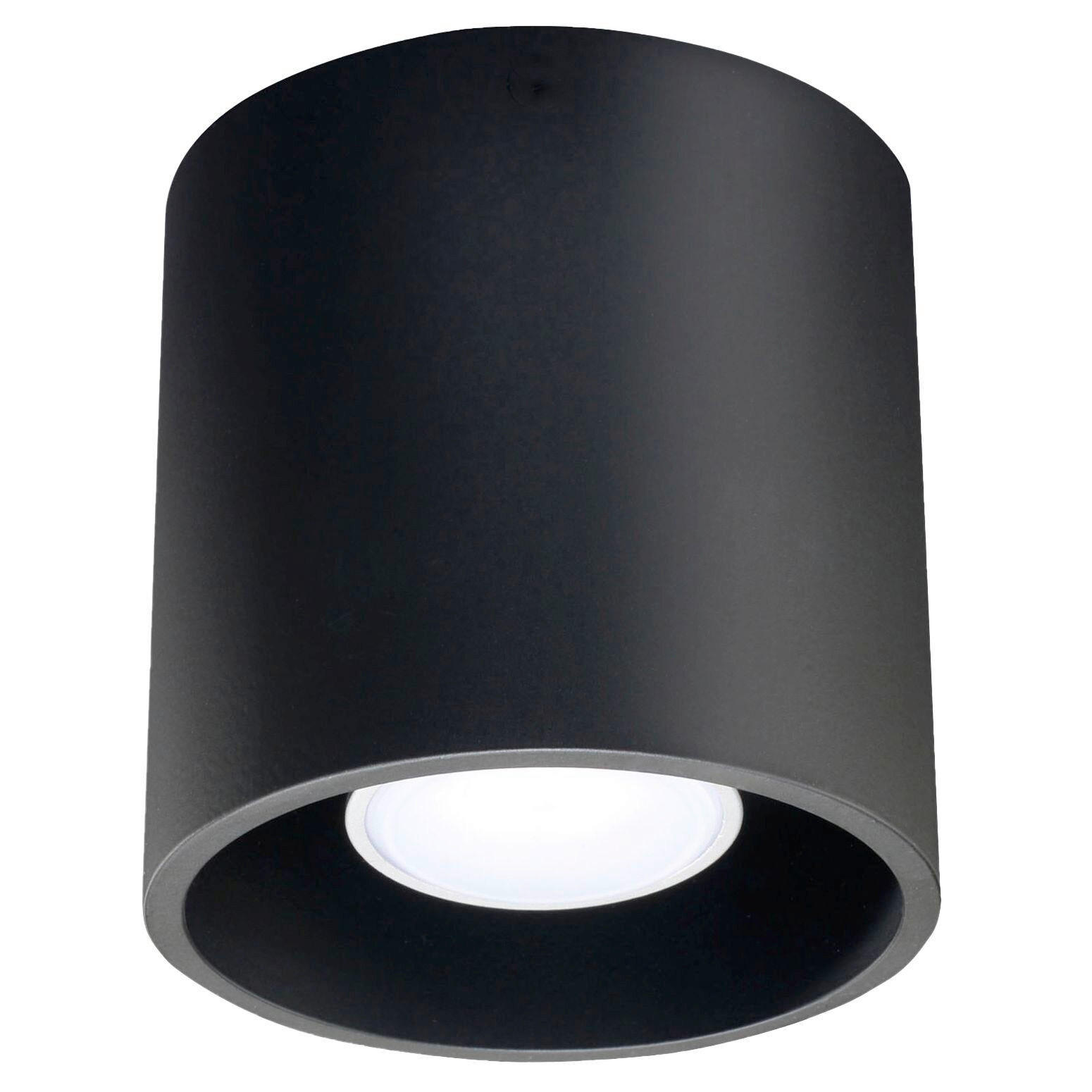 AUFBAULEUCHTE ORBIS 10/10/10 cm  - Schwarz, Design, Metall (10/10/10cm)