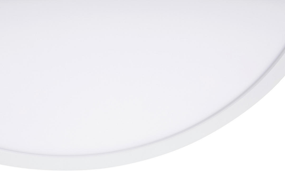 STROPNÉ LED SVIETIDLO, 42/2,9 cm  - biela, Basics, plast (42/2,9cm) - Novel