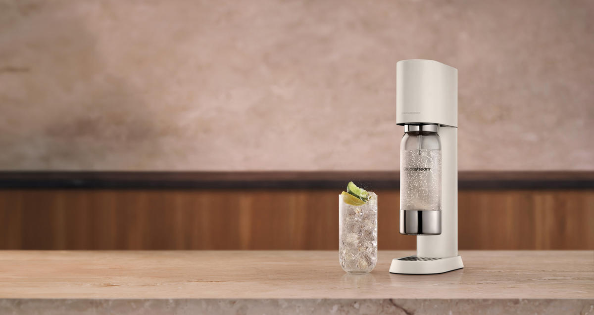 WASSERSPRUDLER ENSO  - Sandfarben, Basics, Metall (16.10/45/27.2cm) - SodaStream