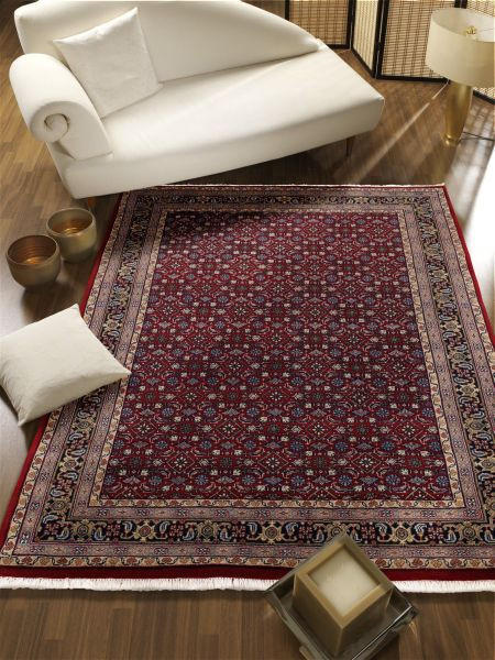 ORIENTTEPPICH 40/60 cm Himla Herati Blau, Rot  - Blau/Rot, KONVENTIONELL, Textil (40/60cm) - Cazaris