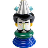 DEKOVASE  - Grau Hochglanz/Gelb, Trend, Keramik (20/36/20cm) - Kare-Design