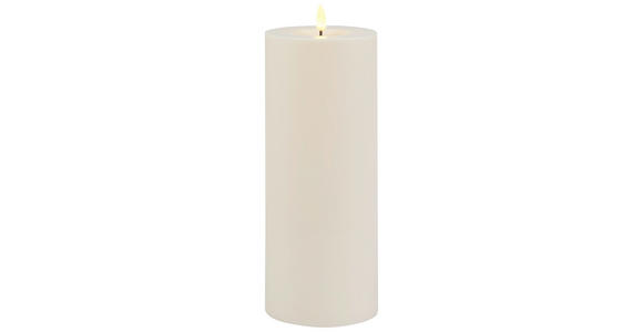 LED-KERZE 10/27,5 cm - Creme, Basics, Kunststoff (10/27,5cm) - Ambia Home