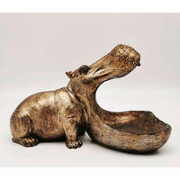 Sculptură - auriu, Basics, plastic (27/17/14,5cm)