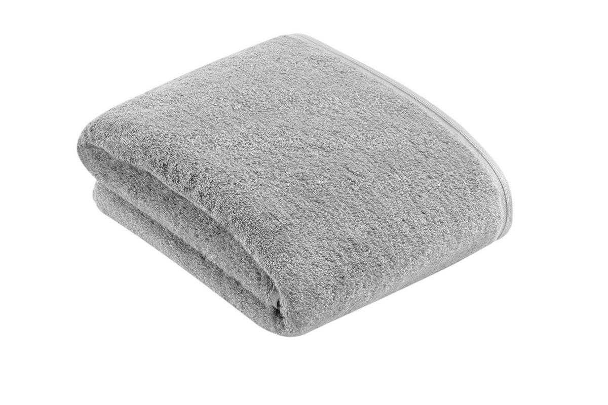 RUČNÍK DO KOUPELNY, 100/150 cm, šedá - šedá, Basics, textil (100/150cm) - Vossen