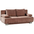 SCHLAFSOFA Rowan in Cord Rosa  - Rosa, KONVENTIONELL, Textil/Metall (196/89/94cm) - Novel