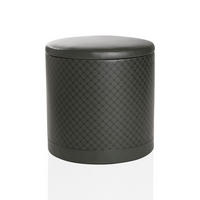 POUF in Anthrazit, Schwarz Textil  - Anthrazit/Schwarz, Modern (41/42,5/41cm) - Joop!
