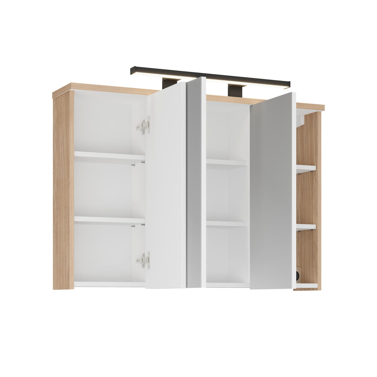 OMARA Z OGLEDALOM 100/70/20 cm  - Basics, steklo/leseni material (100/70/20cm) - Ti'me