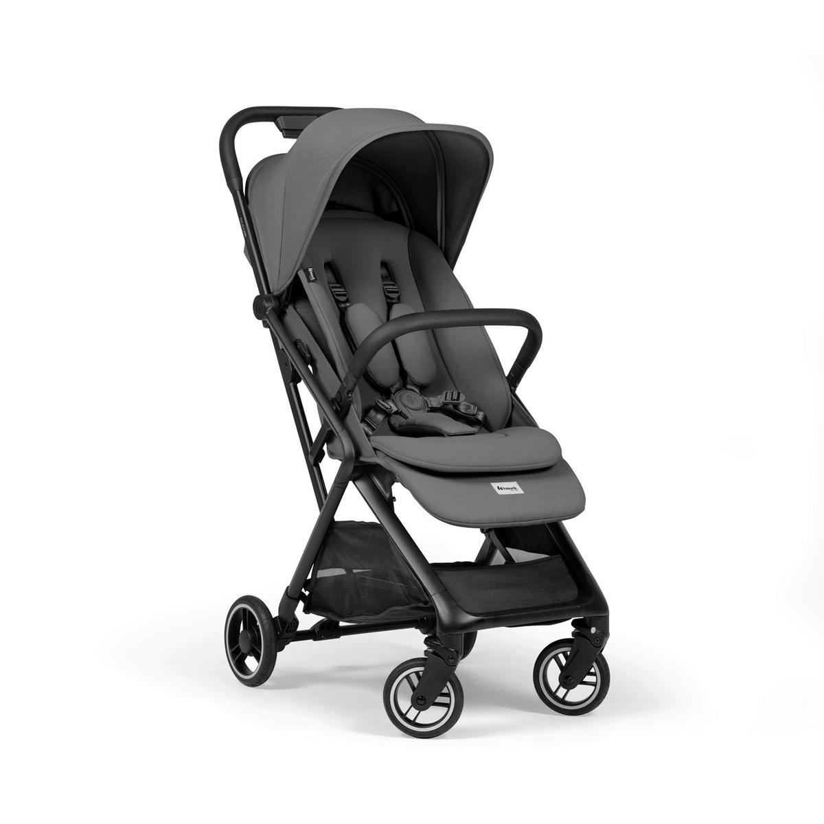 BUGGY Fly N Care  - Hellgrau/Schwarz, Basics, Textil/Metall (80/45/100cm) - Hauck