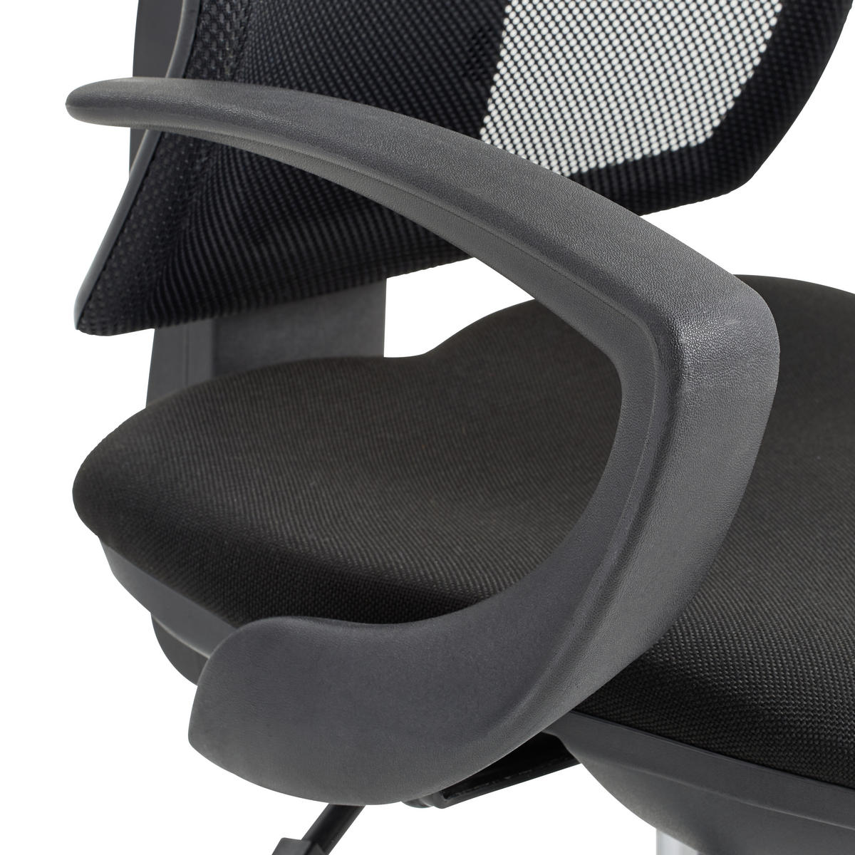 DREHSTUHL  in Netzbespannung Schwarz  - Schwarz, Design, Kunststoff/Textil (48/103-111/48cm) - Topstar