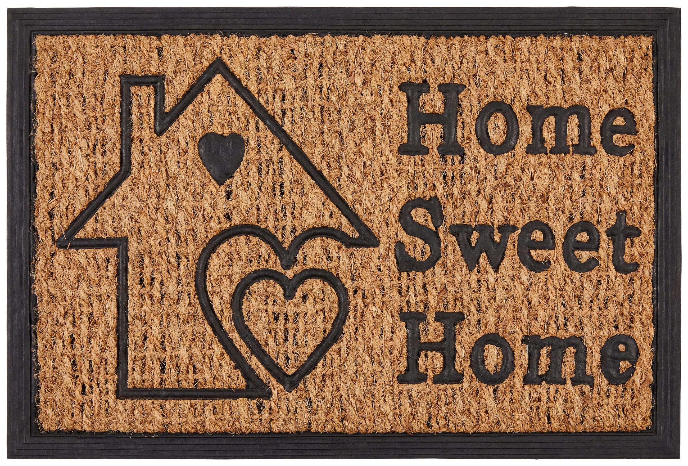 Fußmatte Kendall 40x60 cm Gummi/Kokos Rutschfest